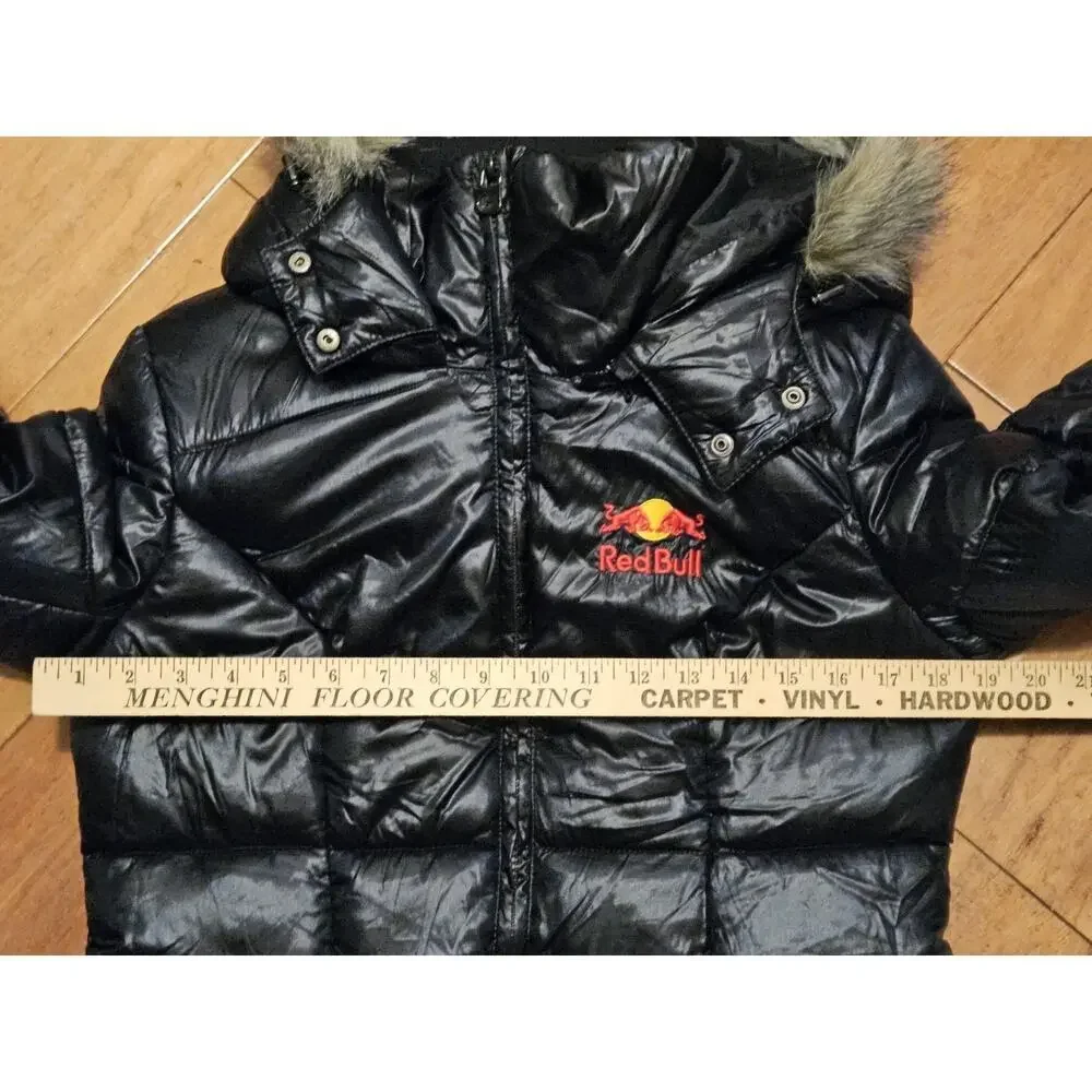 Red Bull Wings Team Collection Ladies Size Large Puffer Jacket Hooded EUC - Picture 13 of 14
